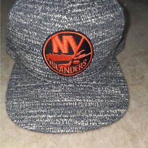 Mitchell & Ness Gray and Orange Cap